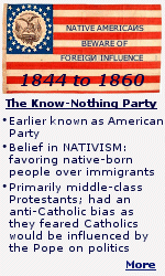 Like Fight Club, there were rules about joining the secret society known as the Order of the Star Spangled Banner (OSSB). An initiation rite called ''Seeing Sam''. The memorization of passwords and hand signs. A solemn pledge never to betray the order. A pureblooded pedigree of Protestant Anglo-Saxon stock and the rejection of all Catholics. And above all, members weren't allowed to talk about the secret society. If asked anything by outsiders, they would respond with ''I know nothing''.